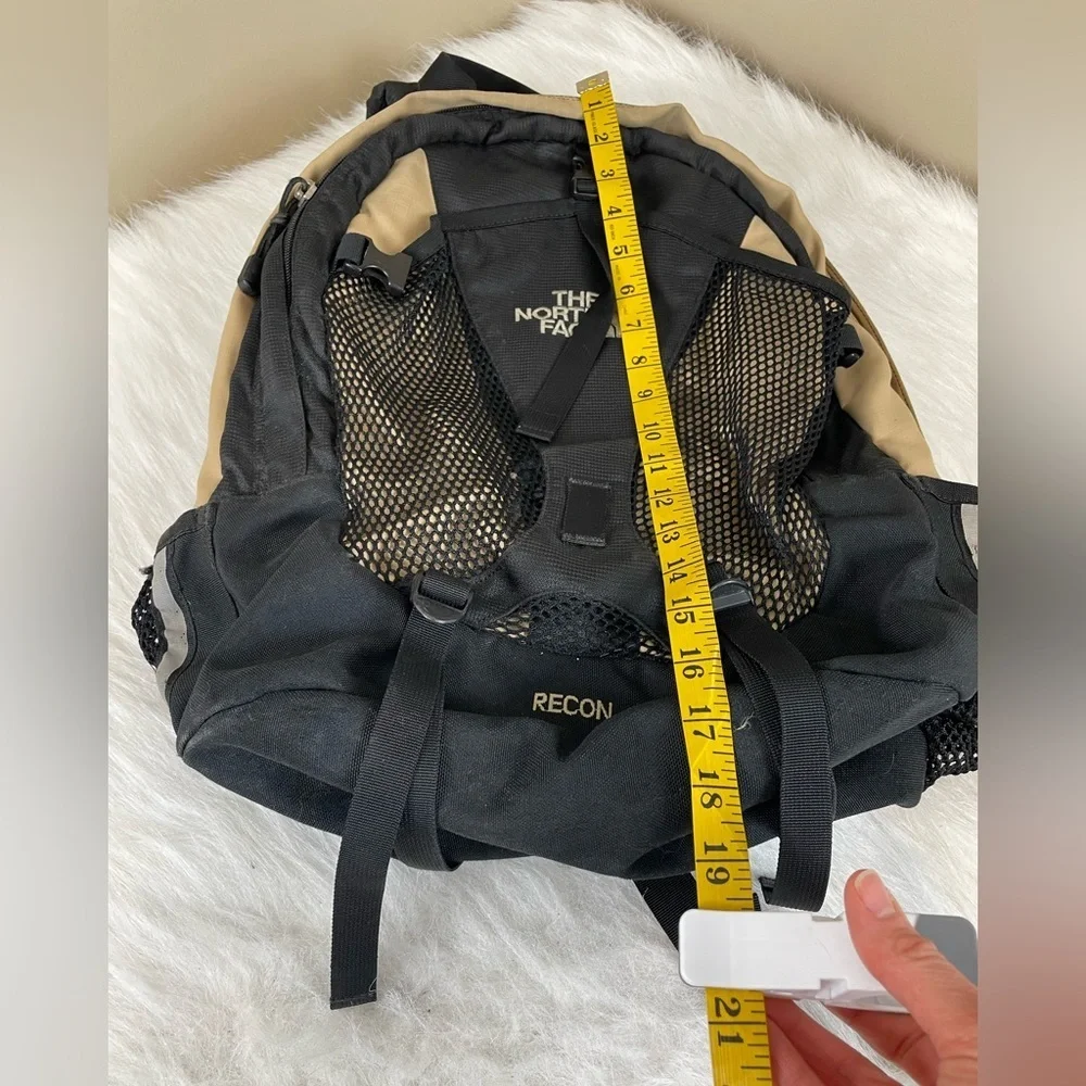 The North Face Recon Black and Tan Backpack